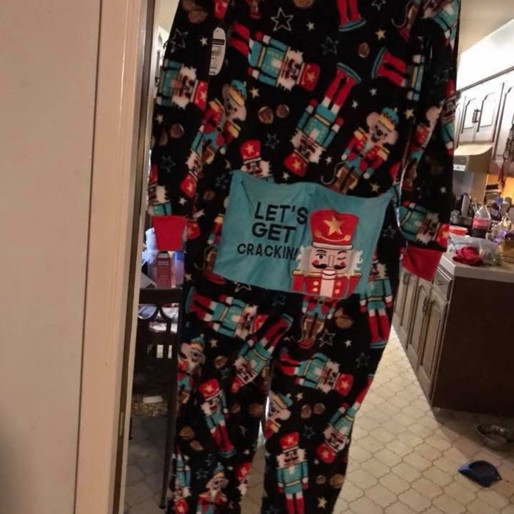 Nutcracker Themed adult Pajamas - Black and Red